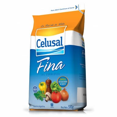 Sal Fina en Paquete Celusal 500 Gr.